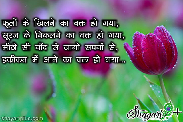 suprabhat love shayari in hindi